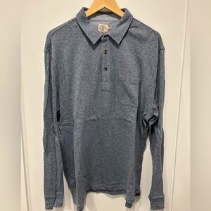 Faherty Men’s Long Sleeve Luxe Polo